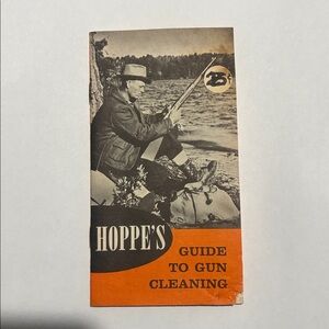 Vintage 1950’s Hoppe's Guide to Gun Cleaning booklet